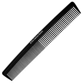 K-Pro Carbon Kamm - Damen Herren Haarschneidekamm Bartkamm Antistatisch