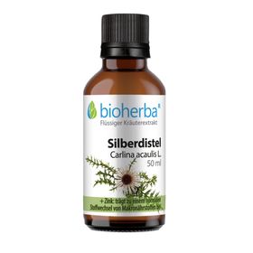 Bioherba Silberdistel  Carlina acaulis L.  Tropfen  Tinktur Extrakt