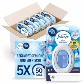 Febreze Lenor Aprilfrisch Bad Lufterfrischer, Kontinuierliche Geruchsbekämpfung Und -verhinderung,