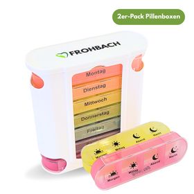 Frohbach 7-Tage-Tablettenbox Pastell-Edition