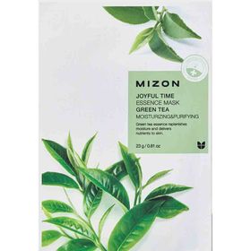 MIZON Joyful Time Essence Mask - Green Tea - Moisturizing & Purifying