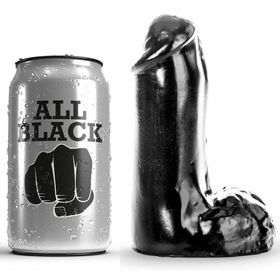 All Black - Glatter dunkler Dildo