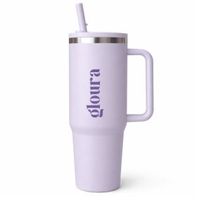 Gloura Thermobecher, Trinkflasche aus Edelstahl, für heiße und kalte Getränke, Sport & Alltag