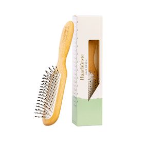 REMOS Haarbürste mit Stahlstiften und Noppen, schmal