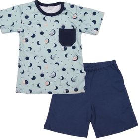 Popolini iobio Pyjama kurz Bio-BW 110/116 Mondaffe