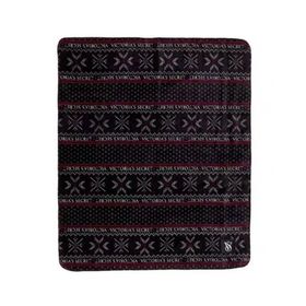 Victoria's Secret - Flauschige Decke - Schneeflocke Schwarz