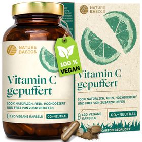 NATURE BASICS® - Natürliches Bio Vitamin C mit Bio Acerola und Bio Camu Camu Vegan