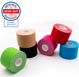 axion® Kinesiologie Tapes –  500 x 5 cm – in mehreren Farben - Kinesiotape