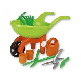 Androni Schubkarre mit Gartenwerkzeug