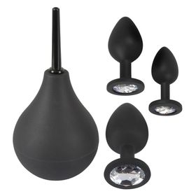 4-teiliges Analtoy-Kit | Für Fortgeschrittene und Einsteiger  | Black Velvets