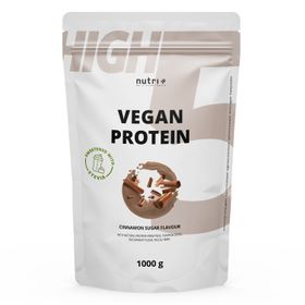 nutri+ High 5 Vegan Protein Pulver ohne Soja 1kg - mit Stevia