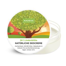 NADEOS Natürliche Deocreme Lindenblüte