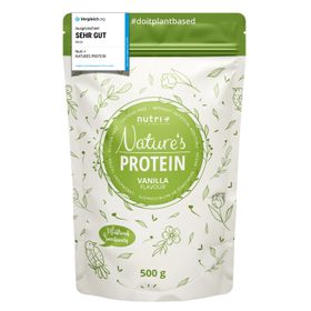 nutri+ Natures Protein Pulver - Eiweißpulver ohne Süßstoff