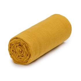 T-TOMI Musselinbadetuch Mustard