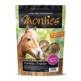 Monties Pferde-Snack Karotte & Kräuter