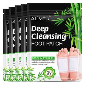 Aliver Detox Fußpflaster Fuß Pflaster Fußpflege Entgiftungspflaster mit Bambusessig
