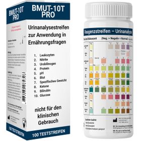 BMUT 10in1 Gesundheitstest Urintest in Ernährungsfragen