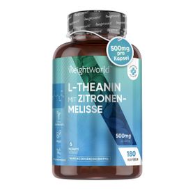 WeightWorld L-Theanin Aminosäure mit Zitronenmelisse