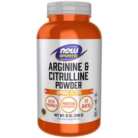 Now Foods Arginin & Citrullin-Pulver 340 g
