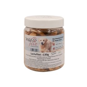 Wild & Fein Hundesnack Lachsfilet, gefriergetrocknet