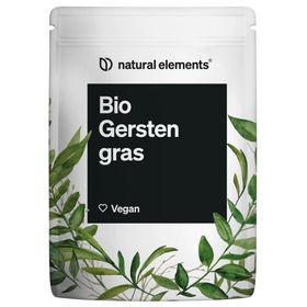 natural elements Bio Gerstengras Pulver – 100% nachhaltig angebaut in Deutschland – Rohkostqualität