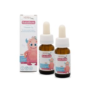 Herby Family® BabyBiotik Vitamin D Tropfen für Babys und Kinder