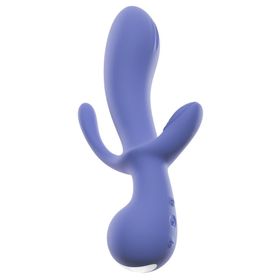 Rabbitvibrator "Vibrator 1" mit Analstimulator | 2 Motoren, je 10 Modi | AWAQ.U