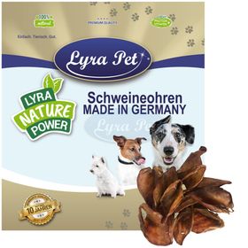 Lyra Pet® Schweineohren deutsch ca. 4 kg