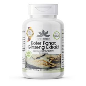 Warnke Vitalstoffe | Roter Panax Ginseng Extrakt 400mg