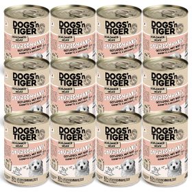 Dogs’n Tiger Junior, Welpen Hundefutter, Grünschnabel, Geflügel