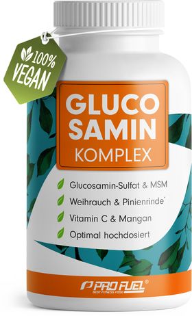 ProFuel - Glucosamin Komplex - innovative 10-in-1 Formel - 180 Kapsel