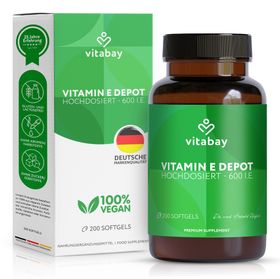 Vitabay Vitamin E 600 IE Depot