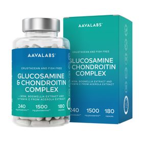 Aavalabs Glucosamin Boswellia MSM Kapseln | Ohne Fisch & Krustentiere