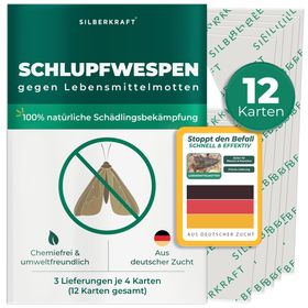 SILBERKRAFT Schlupfwespen gegen Lebensmittelmotten