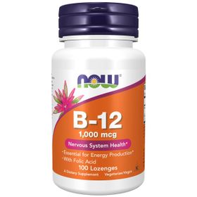 Now Foods Vitamin B-12 Cyanocobalamin 1000 mcg 100 Lutschtabletten