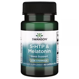 SWANSON 5-HTP 50 mg & Melatonin 3 mg