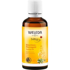 Weleda Baby Bäuchlein-Massageöl - pflegt und entspannt, mit verschiedenen ätherischen Ölen