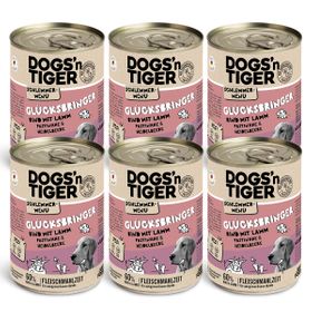 Dogs’n Tiger Adult Hundefutter, Glücksbringer, Rind mit Lamm