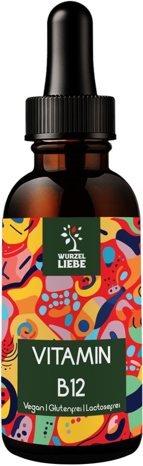 WURZELLIEBE® Vegan Vitamin B12 bioaktives Methylcobalamin