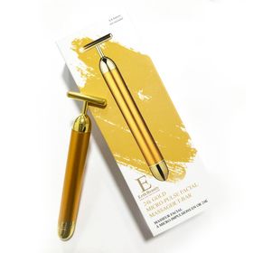 ErthSkin London 24K Gold Micro Pulse Gesichtsmassager T-Bar