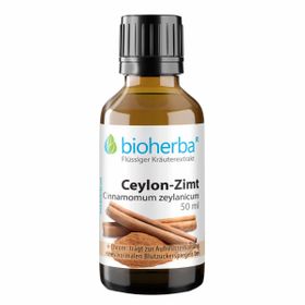Bioherba Ceylon-Zimt  Cinnamomum zeylanicum  Tropfen  Tinktur Extrakt