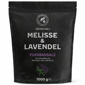 AROMATIKA  Fußbadesalz mit Meersalz und Ätherischem Lavendelöl & Melissenöl