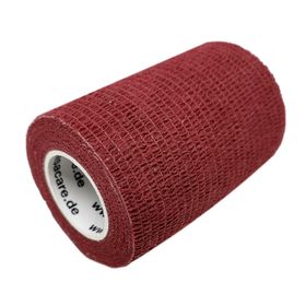LisaCare selbsthaftende Bandage - Weinrot - 7,5cm x 4,5m