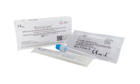 Fluorecare Kombitest SARS-CoV-2 & Influenza A/B & RSV  + Gratis BLT Desinfektionsmittel