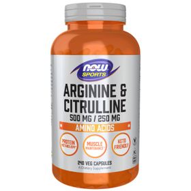 Now Foods Arginin & Citrullin 500 mg / 250 mg