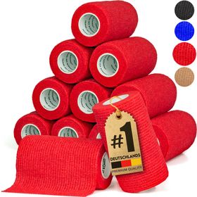 HUND IST KÖNIG® Verband selbstklebend, Fixierbinde 12x4,7m Selbstklebende Bandage für Mensch & Tier