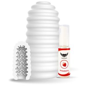 Lovelyness - Masturbator Ei - "Ribs" - Set + Gleitgel