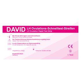 David Ovulationstests Streifen, LH, 20miu/ml