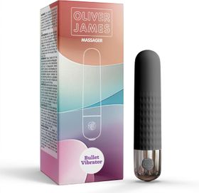 Oliver James Bullet Vibrator Schwarz