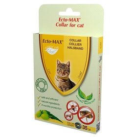 Ecto-MAX Floh- und Zeckenhalsband für Katzen 42 cm
